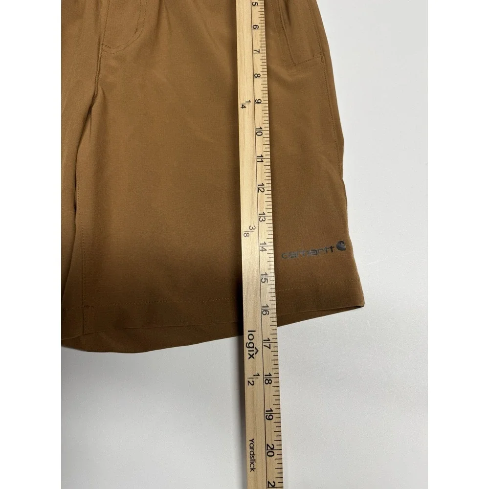 CARHARTT BOYS M RUGGED‎ FLEX RIPSTOP WORK SHORTS Carhartt Brown